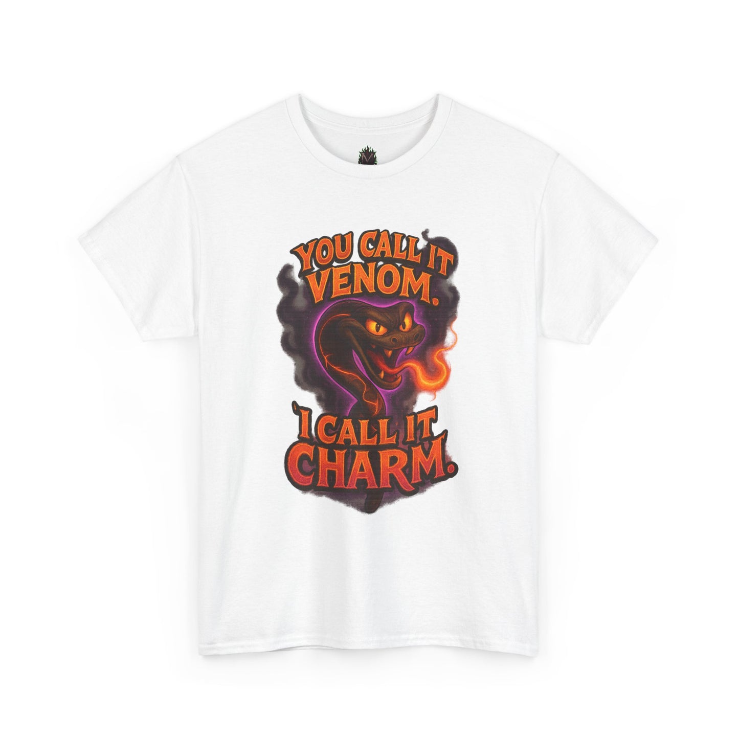 You Call It Venom I Call It Charm T-Shirt | Snake Illustration