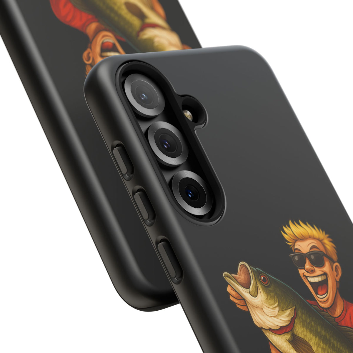 Fishing Phone Case — "I Came. I Cast. I Conquered." Graphic Bass Design