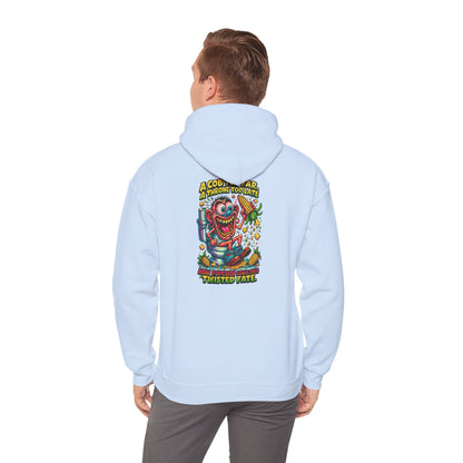 Twisted Fate Clown Hoodie – Retro Horror Skate Graphic Sweatshirt
