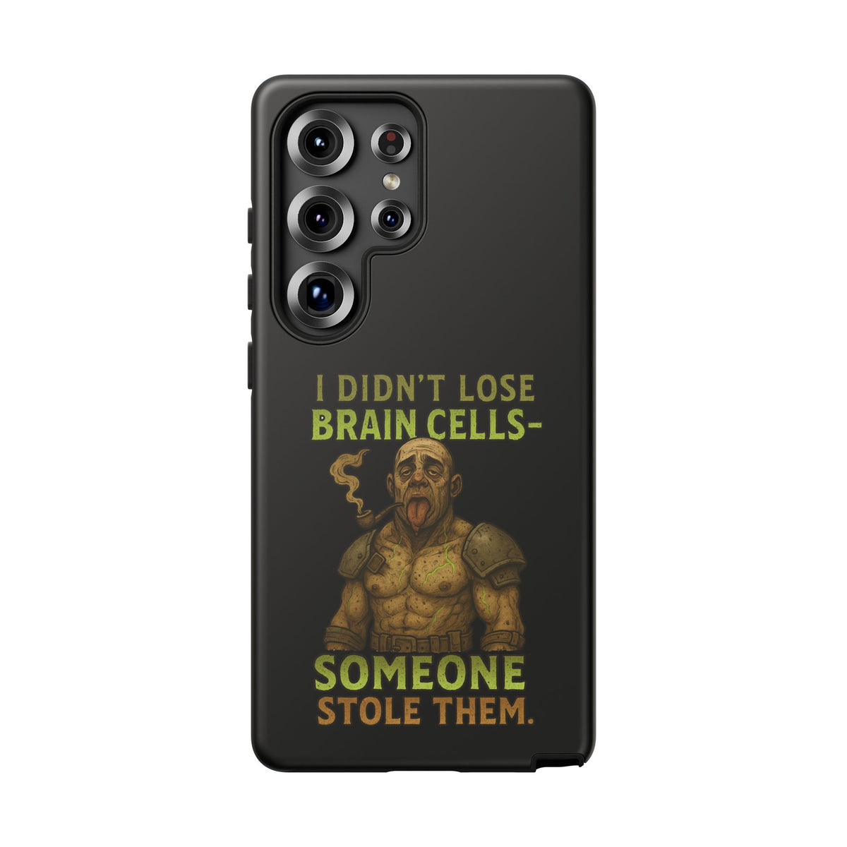 Phone Case — “I Didn’t Lose Brain Cells — Someone Stole Them” Humorous Zombie Graphic