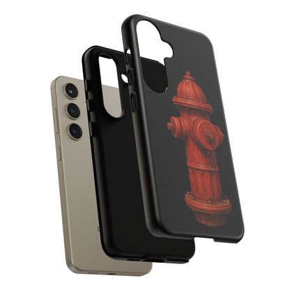 Red Fire Hydrant Phone Case — Tough Protective iPhone Cover