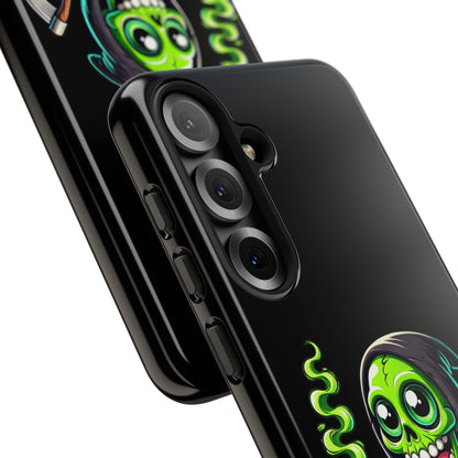 Grinning Green Reaper Phone Case