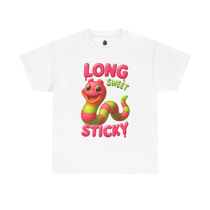 Long. Sweet. Sticky. – Gummy Worm Tee