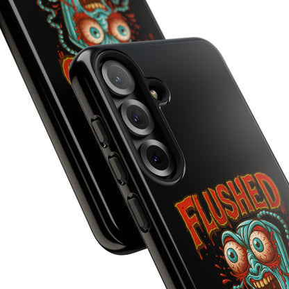 Phone Case — "Flushed But Not Forgotten" Horror Graphic iPhone Cover