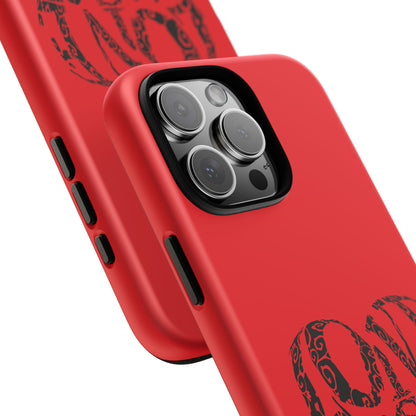 Red 'Love Justice' Heart Phone Case — Protective iPhone Cover, Valentine’s Gift
