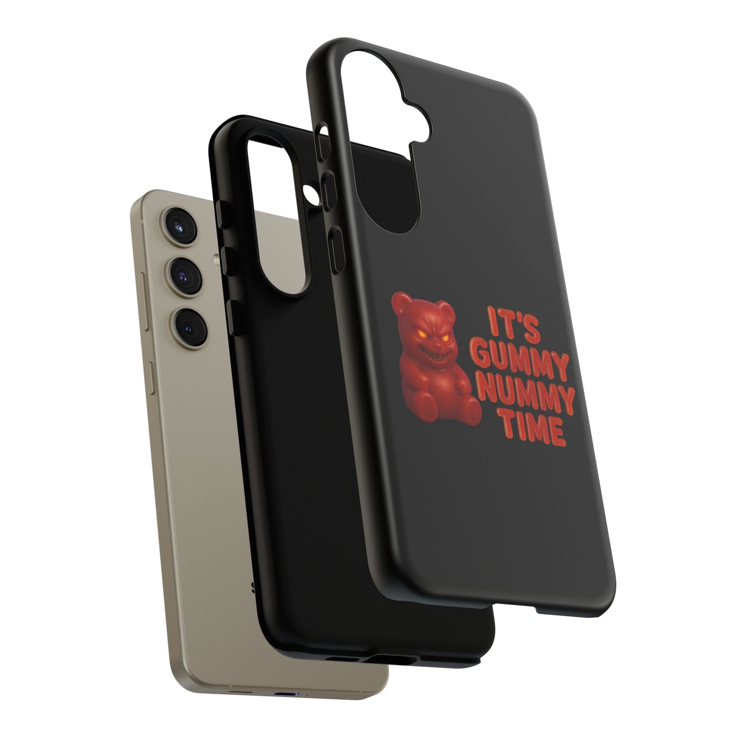 Phone Case — "It's Gummy Nummy Time" Red Gummy Bear Protective Case