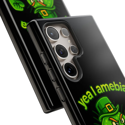 Phone Case – “Yea I Amebia, Amebia Your Face” St. Patrick’s Day Funny Amoeba Design