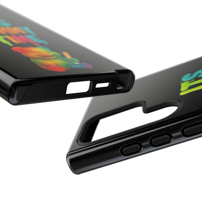 Phone Case — "It's Gummy Time" Rainbow Gummy Bear Protective Cover