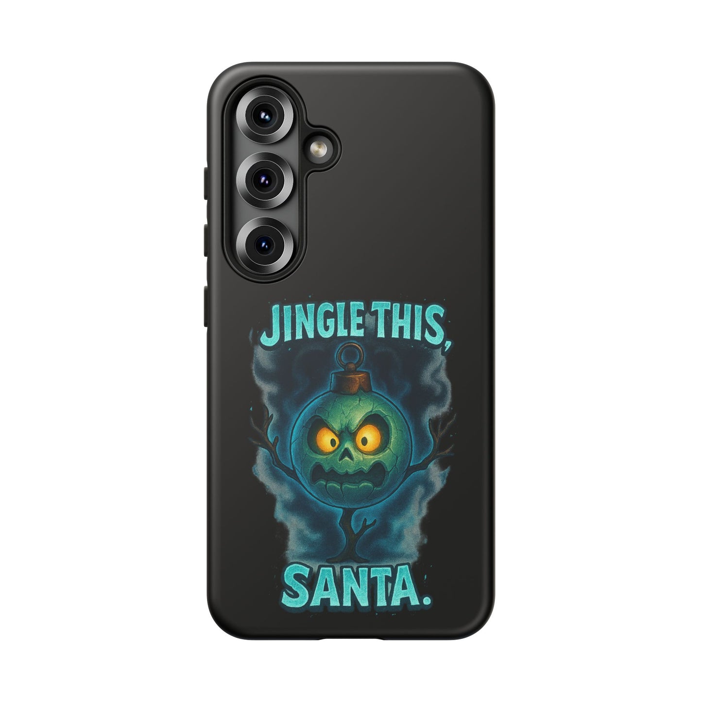 Phone Case - 'Jingle This, Santa' Spooky Holiday Protective Case