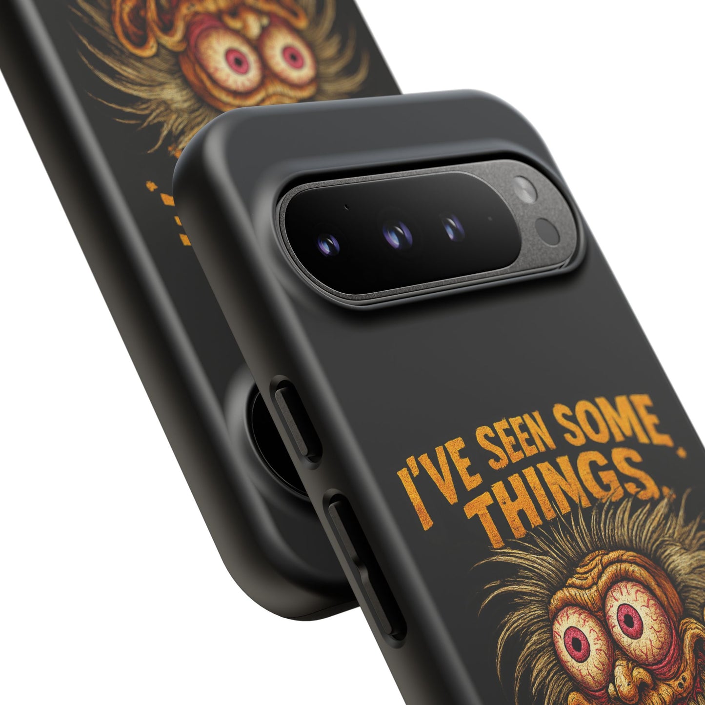 Funny Retro Monster Phone Case — "I've Seen Some Things, Most Of Them Were Me"