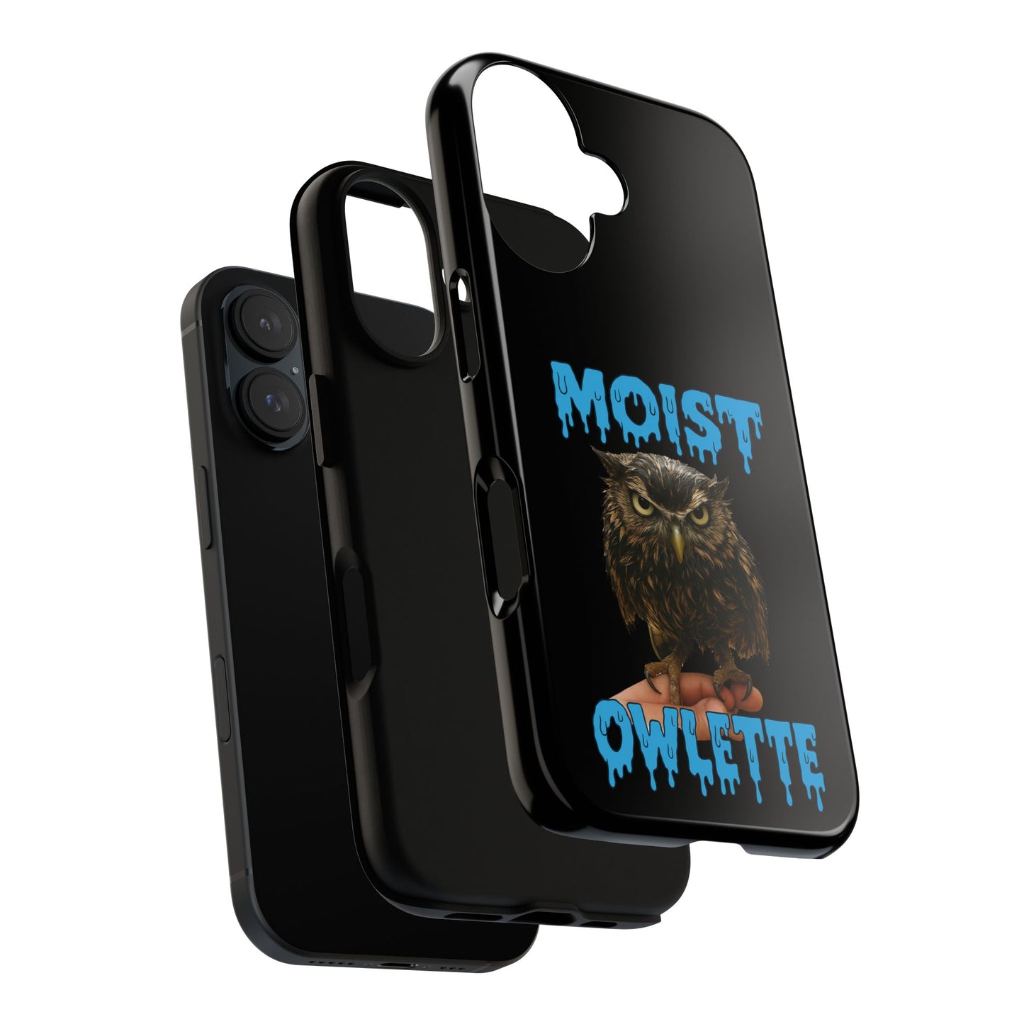 Moist Owlette Phone Case — Funny Owl Graphic Protective Case