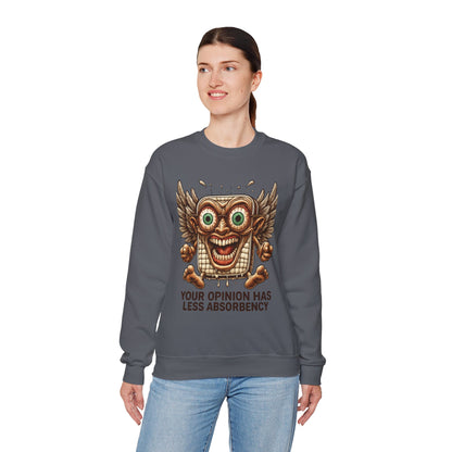 Your Opinion Has Less Absorbency – Flying Maxipad Sweatshirt
