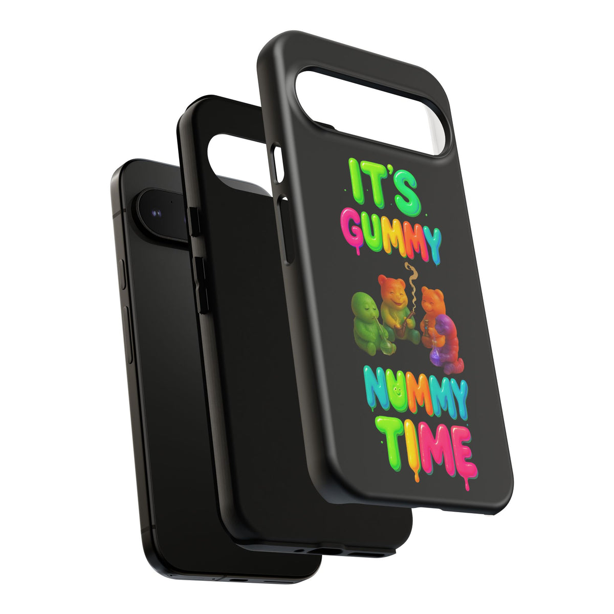 It's Gummy Nummy Time Phone Case — Colorful Gummy Bears Protective Case
