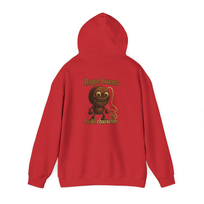 Hoodie — Retro Cartoon Rope Toy 'Bold Character' Graphic Pullover