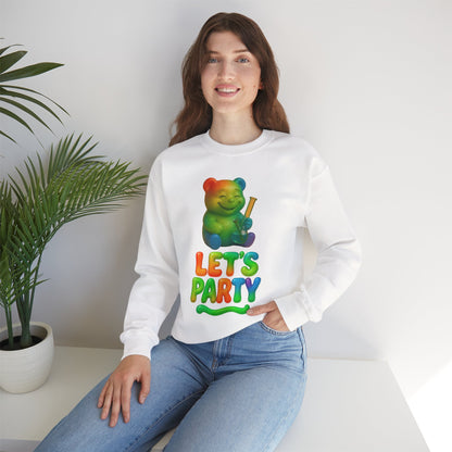 Let’s Party Gummy Bear Crewneck Sweatshirt