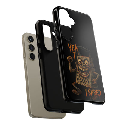 Phone Case — Funny Grater Character 'Yea I Shred' Protective iPhone Cover