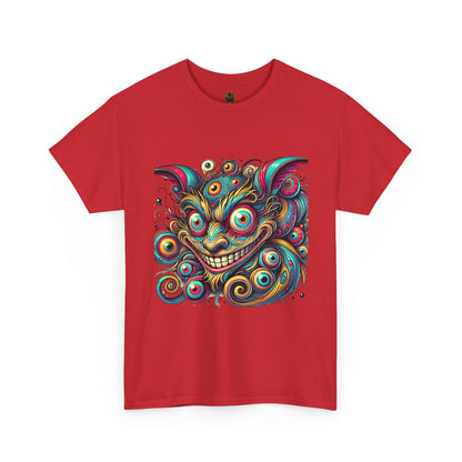 "Psychedelic Cheshire Cat" Trippy Art T-Shirt
