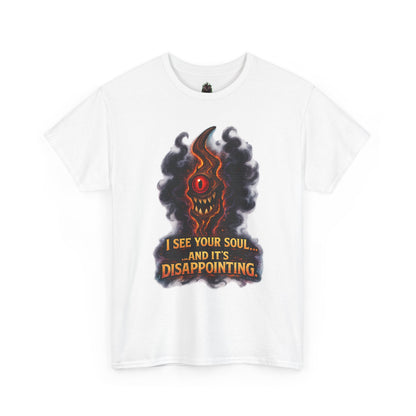 I See Your Soul Demon Eye T-Shirt | Horror Graphic Tee
