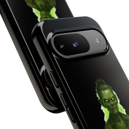 Spooky Green Ghost Phone Case — "I Baked Cookies, They Scream Now" Horror iPhone Cover