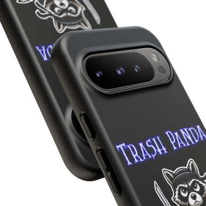 Trash Panda Ninja Phone Case — Cute Raccoon Warrior Protective Case