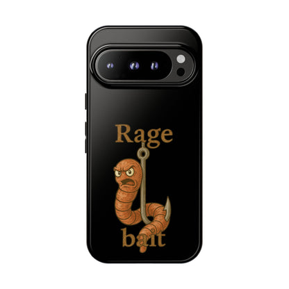 Phone Case — "Rage Bait" Angry Worm Fishing Design