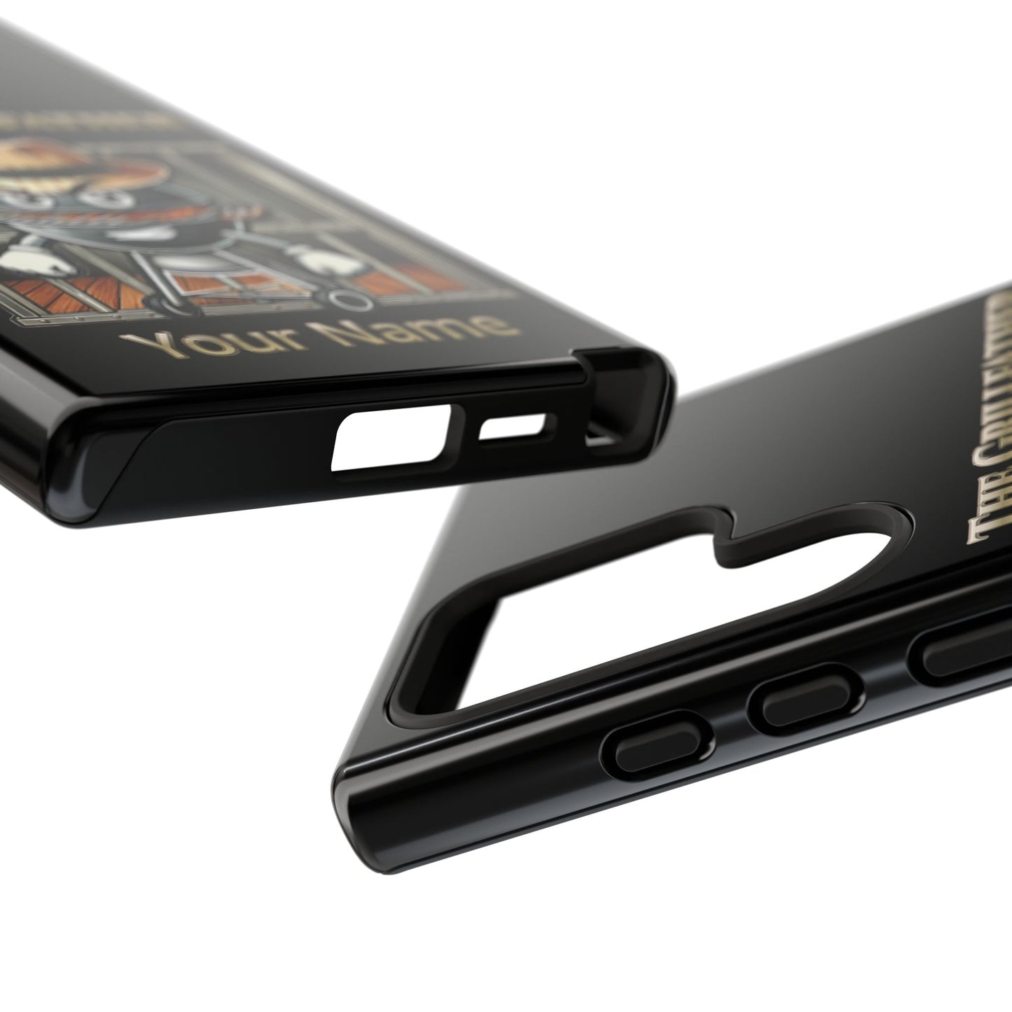 Grillfather Personalized Phone Case — Funny BBQ Smoker Design