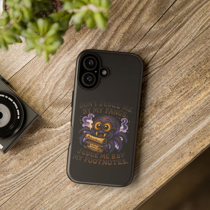 Phone Case — Fiery One-Eyed Demon with "I See Your Soul... And It's Disappointing"