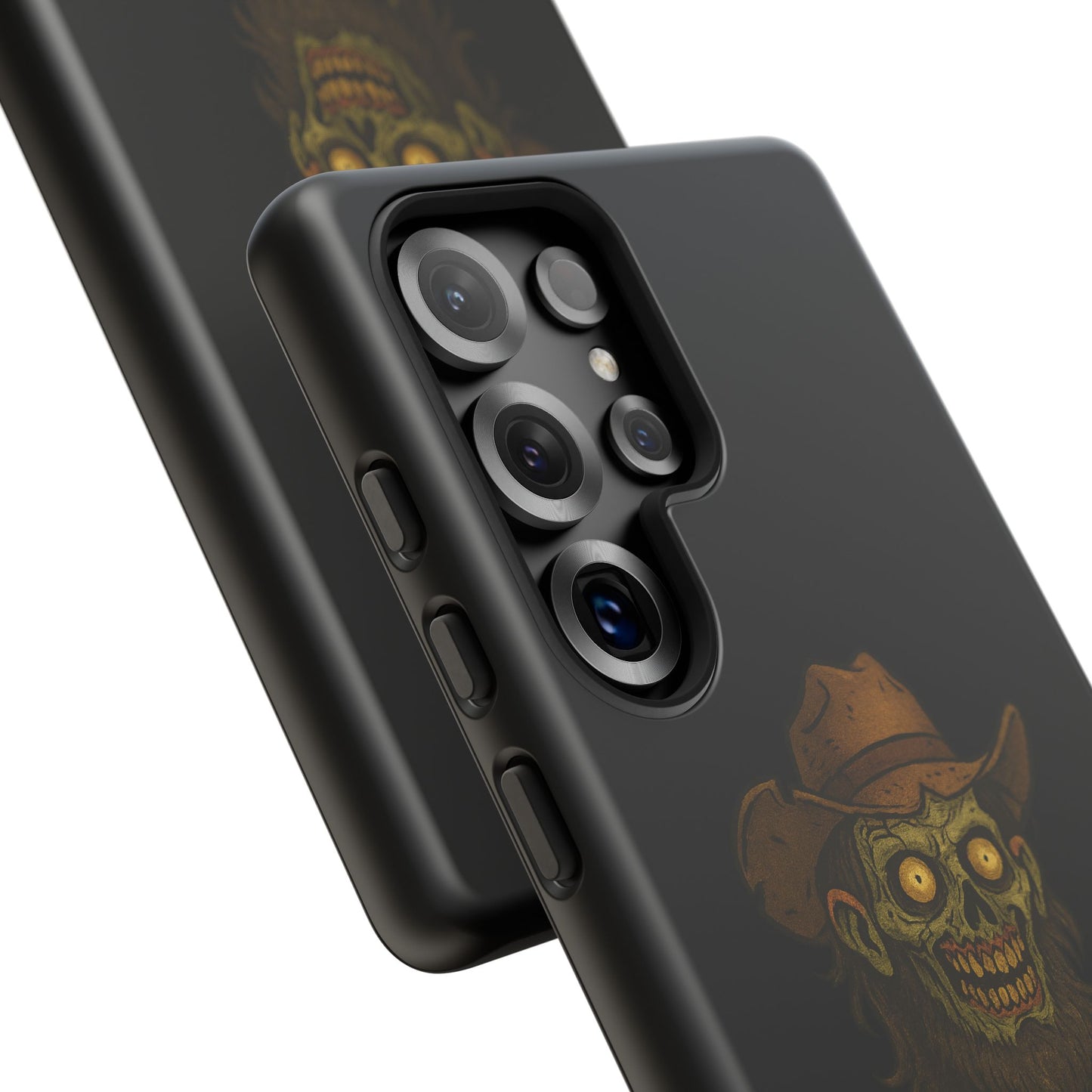 Zombie Cowboy Phone Case — "Ain't No Grave Gonna Hold This Yeehaw" Protective iPhone Cover
