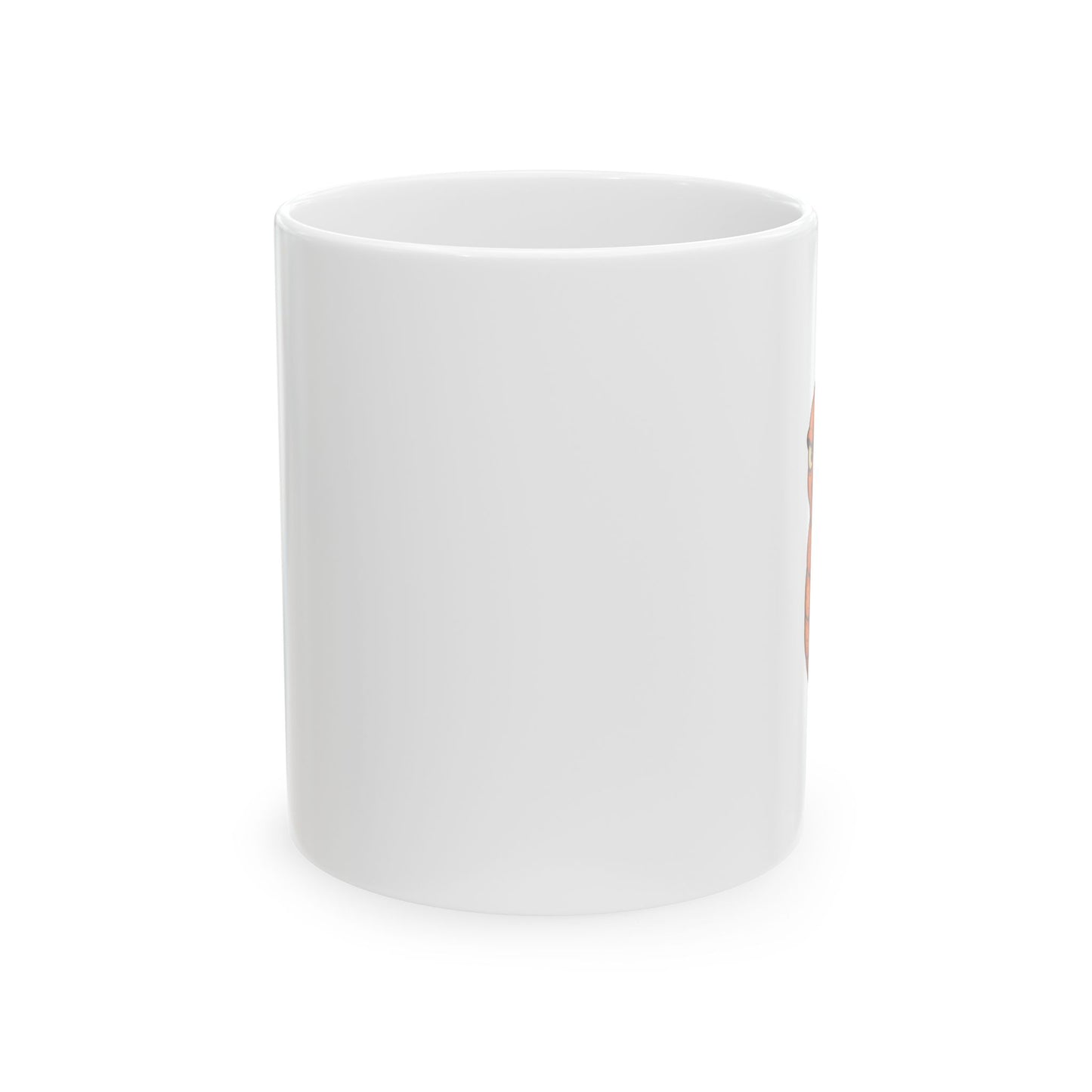 Fox Illustration Ceramic Mug – Cute Worm Coffee Tea Cup (11oz & 15oz)
