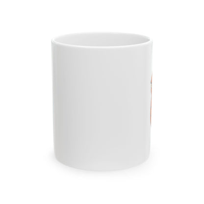 Fox Illustration Ceramic Mug – Cute Worm Coffee Tea Cup (11oz & 15oz)