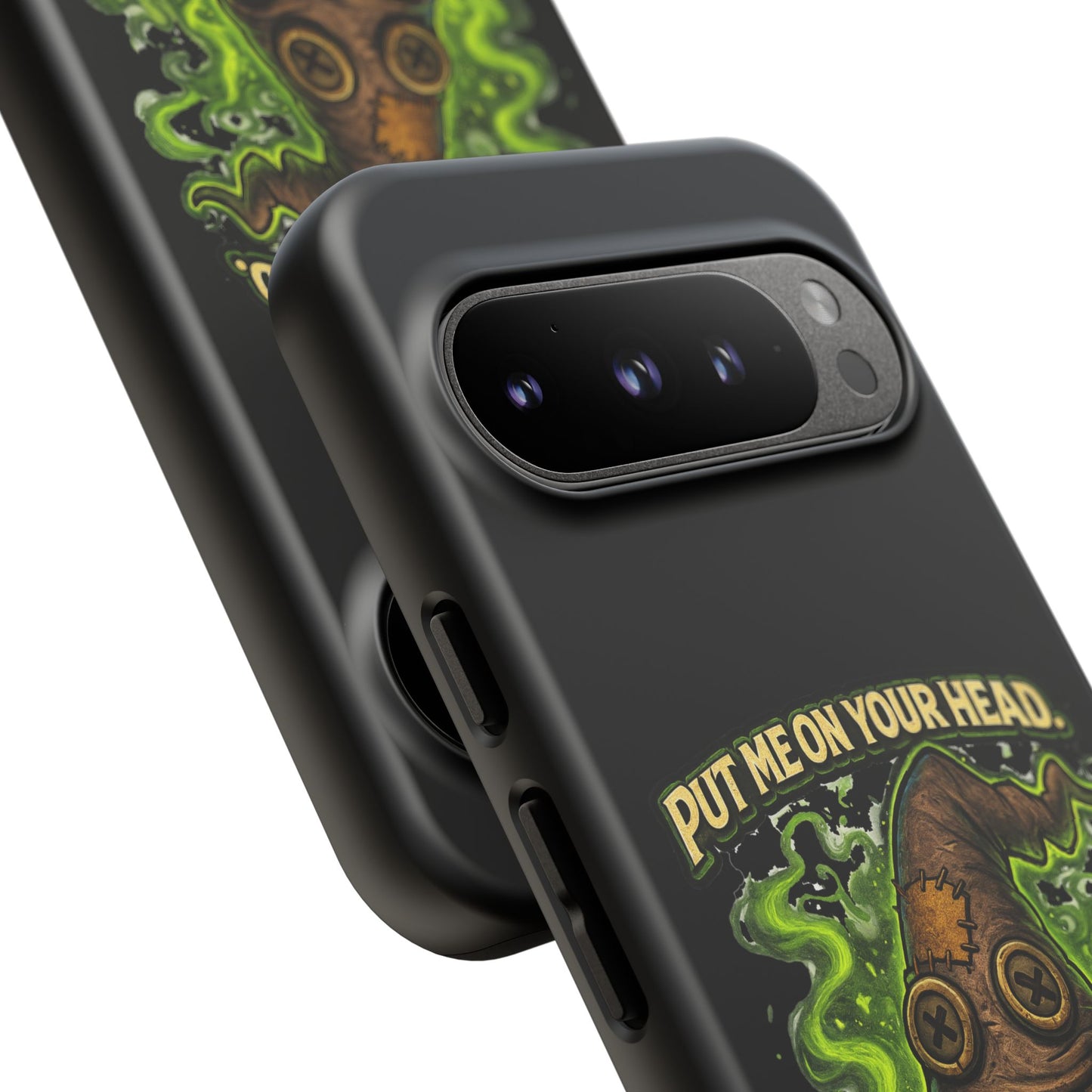 Phone Case — “Put Me On Your Head, I Double Dare You” Scary Witch Hat Design