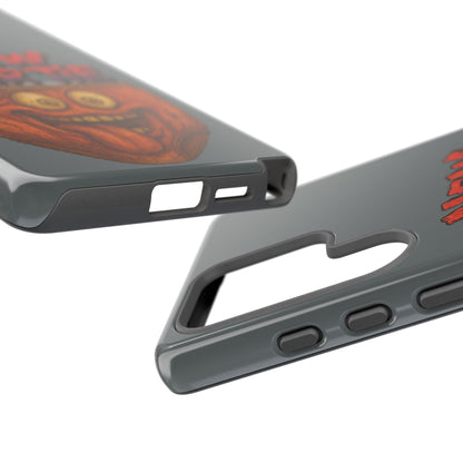 Phone Case — 'New Hairte' Funny Grinning Tongue-Out Monster Design