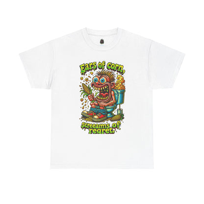 Ears of Corn Screams of Regret T-Shirt | Corn Monster Graphic Tee