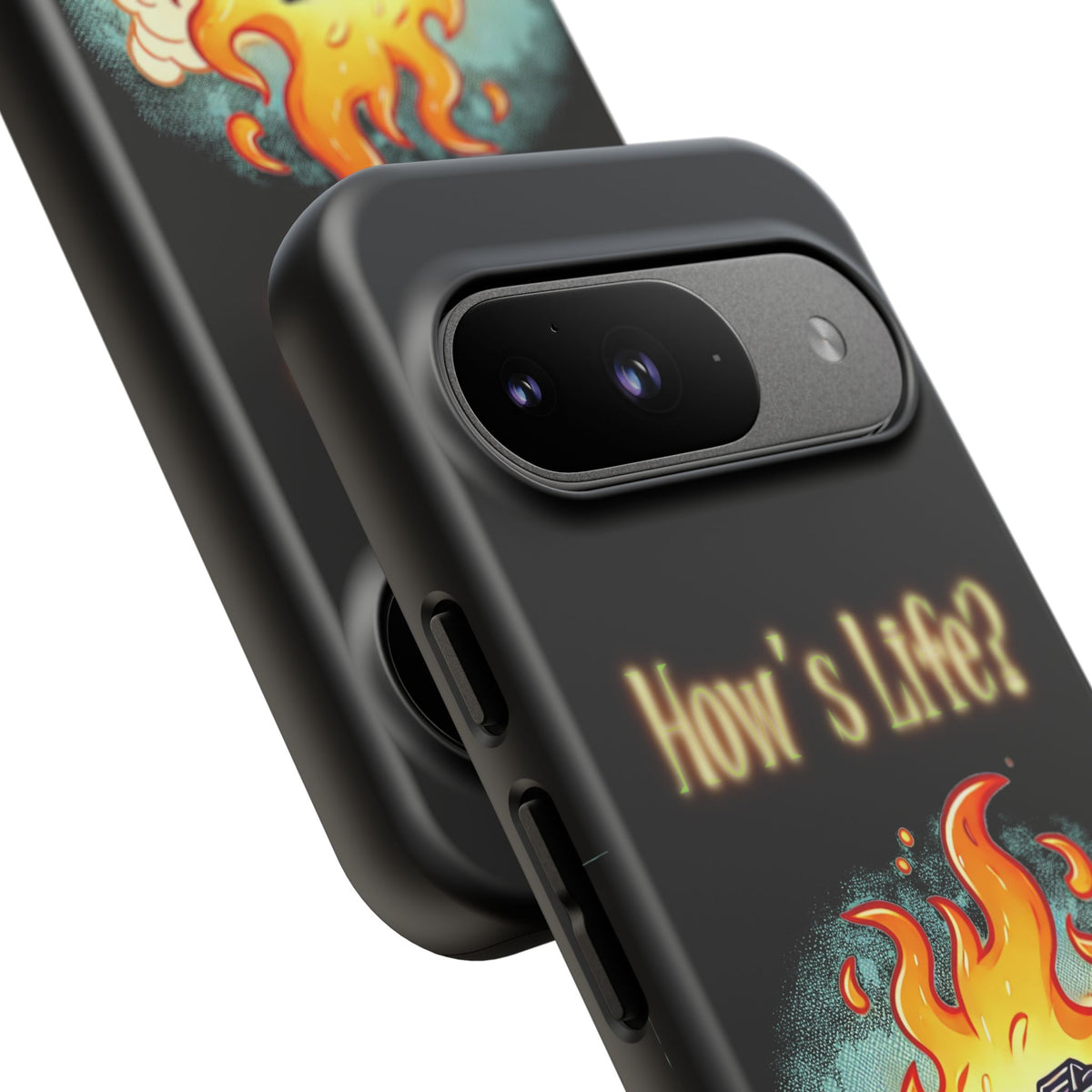 How's Life? Flaming Dumpster Phone Case