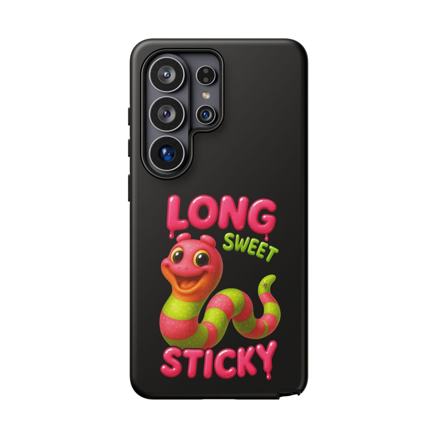 Phone Case — "Long Sweet Sticky" Cute Candy Snake Protective Case