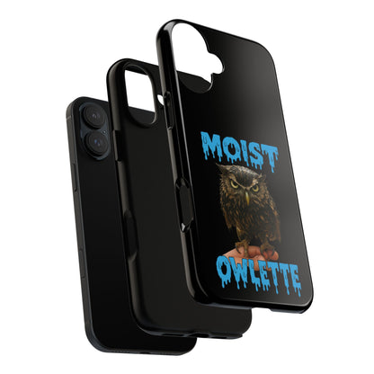 Moist Owlette Phone Case — Funny Owl Graphic Protective Case