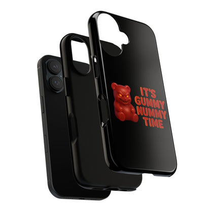 Phone Case — "It's Gummy Nummy Time" Red Gummy Bear Protective Case