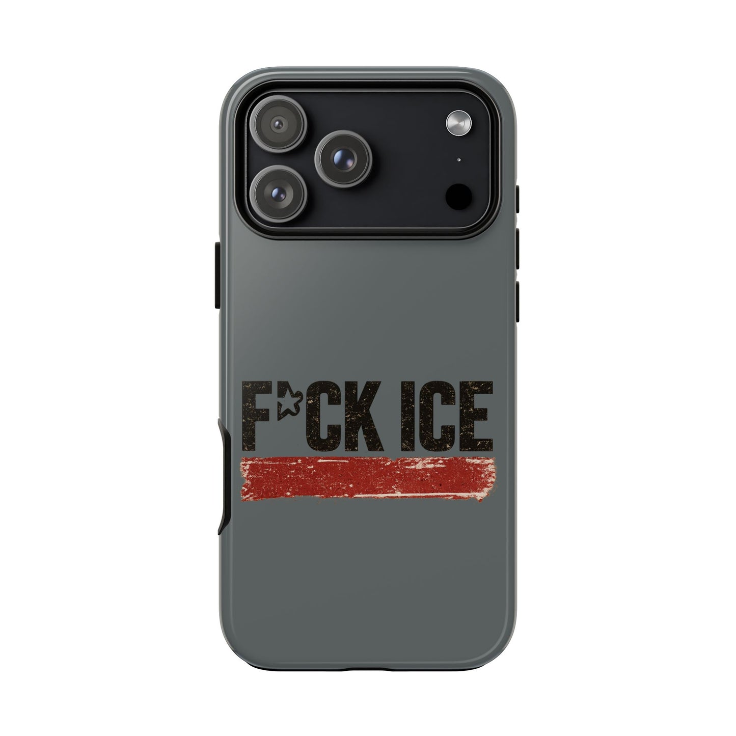 Phone Case - "F*CK ICE" Distressed Protest Design