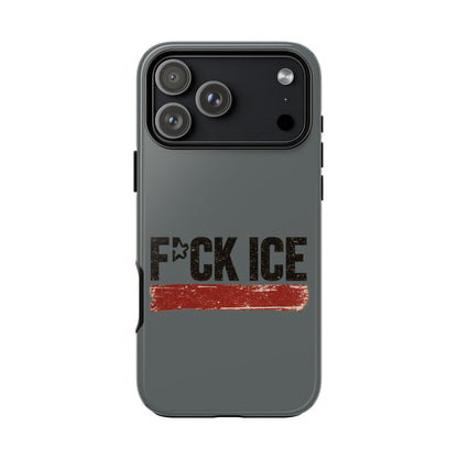 Phone Case - "F*CK ICE" Distressed Protest Design