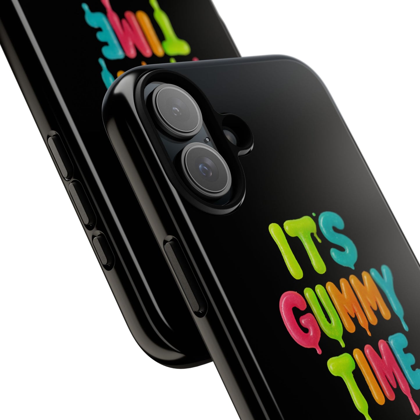 Phone Case — "It's Gummy Time" Rainbow Gummy Bear Protective Cover