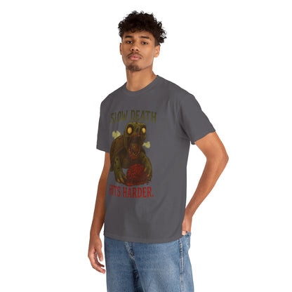 Slow Death Hits Harder – Zombie Turtle Tee
