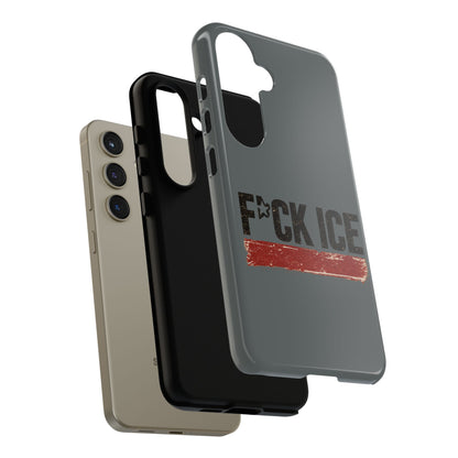 Phone Case - "F*CK ICE" Distressed Protest Design