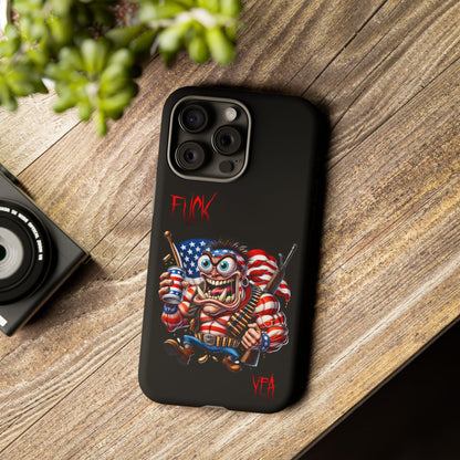 Patriotic Madman Phone Case — 'Funk Yea' USA Flag Tough Case