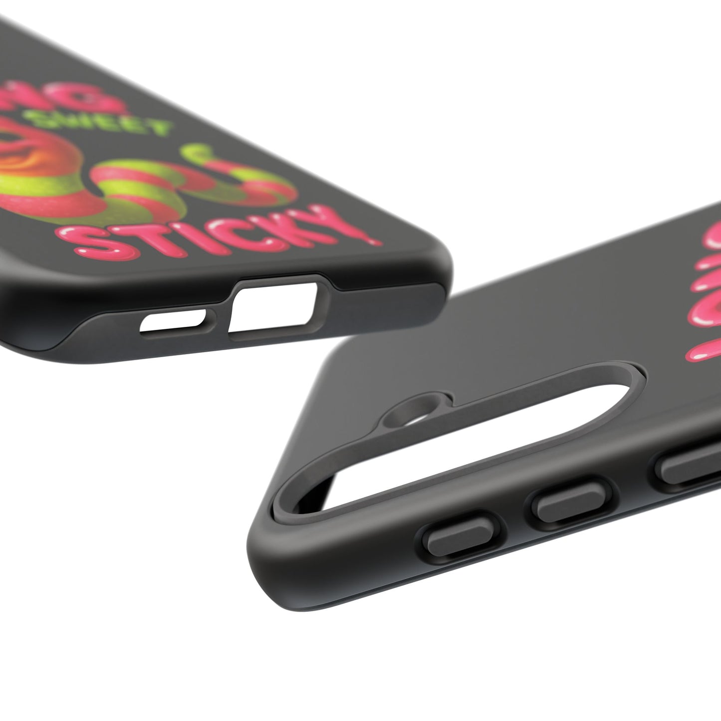 Phone Case — "Long Sweet Sticky" Cute Candy Snake Protective Case