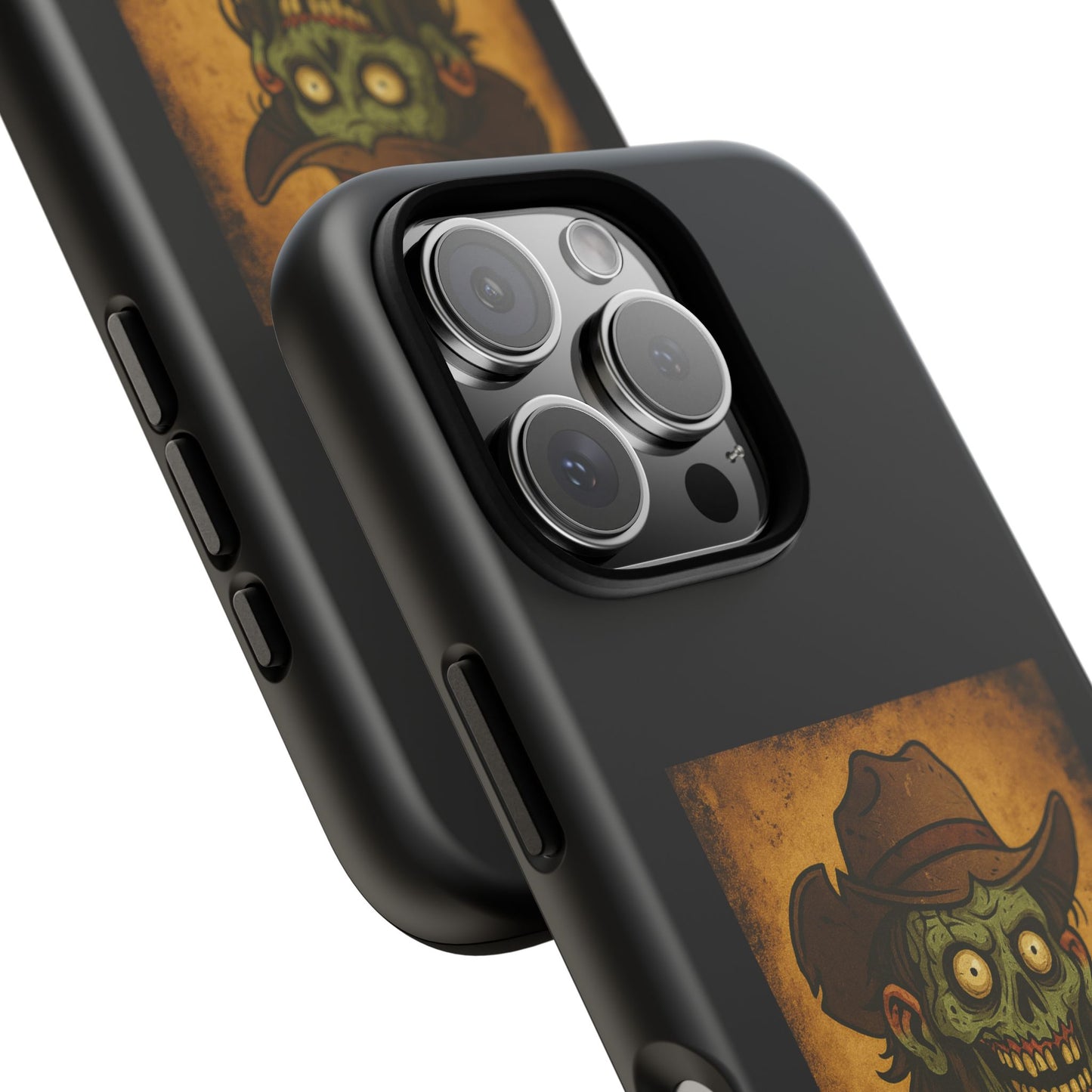 Zombie Cowboy Phone Case — "Ain't No Grave Gonna Hold This Yeehaw" Protective iPhone Cover