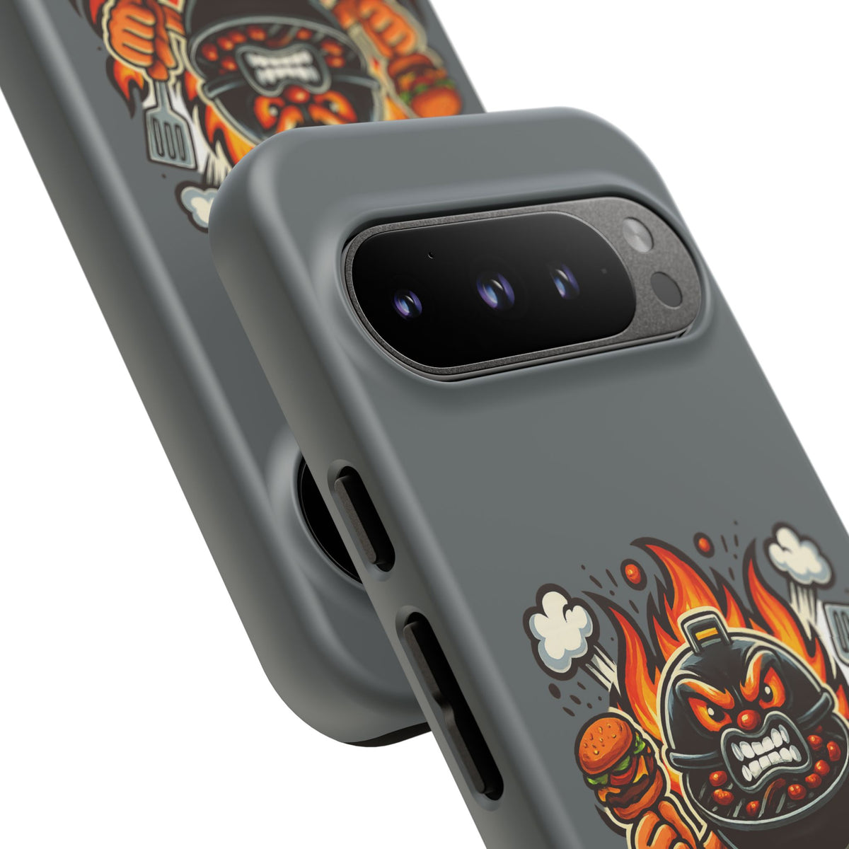 Grilling Phone Case — "Charcoal Is the Last Bastion of Liberty" BBQ Design