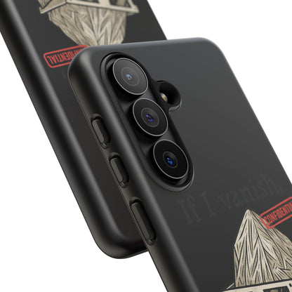 Conspiracy Tin-Foil Hat Phone Case — If I Vanish, Tell the Pigeons I Knew (Confidential)