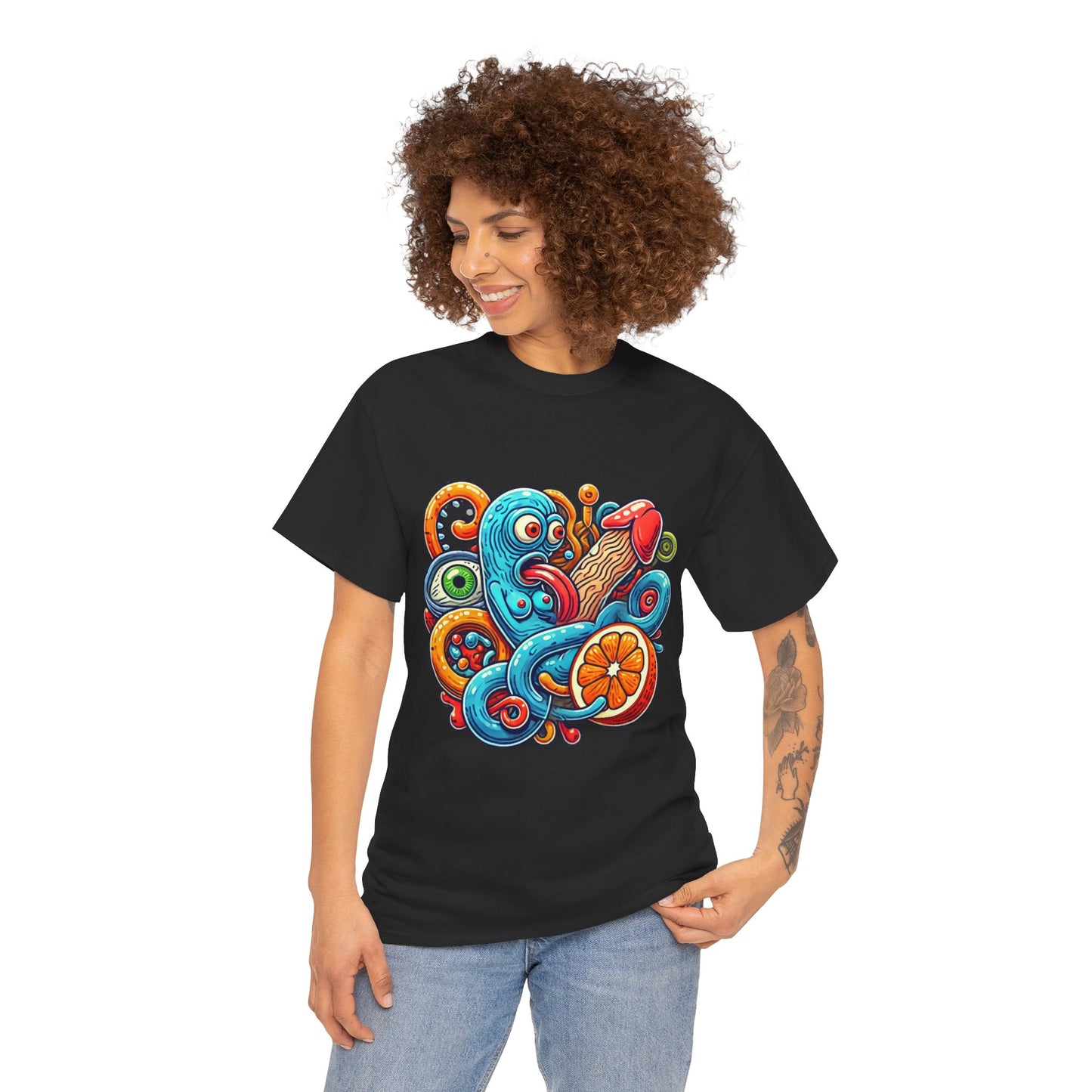 "Psychedelic Creatures" Trippy Art T-Shirt