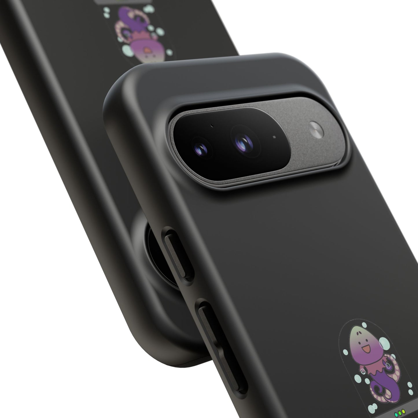 Phone Case — 'Got Protection?' Cute Purple Alien Anti-Shock Protective Cover