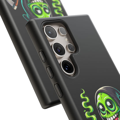 Grinning Green Reaper Phone Case